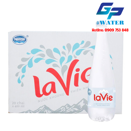 Thùng nước khoáng Lavie Premium 400ml