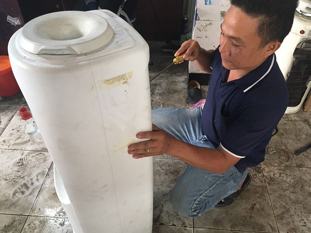 sửa chữa cây nóng lạnh lavie tại tphcm