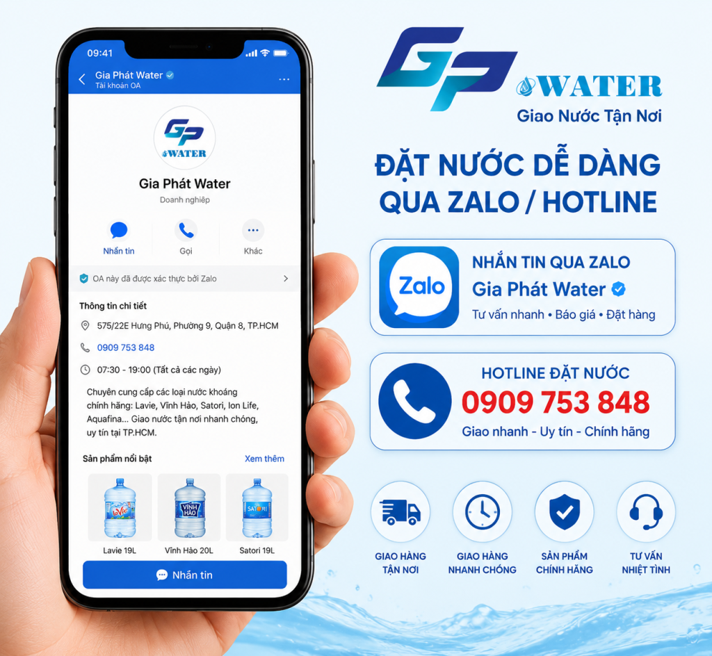 Liên hệ giao nước Phường Khánh Hội Gia Phát Water