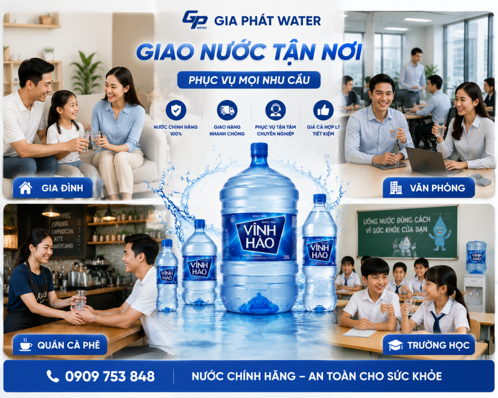 Gia Phát Water phục vụ đa dạng khách hàng tại Phường Bình Tây.